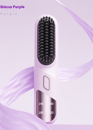 Cordless Wet & Dry Hair Straightener Brush