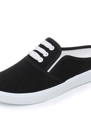 Slip-on Canvas Mule