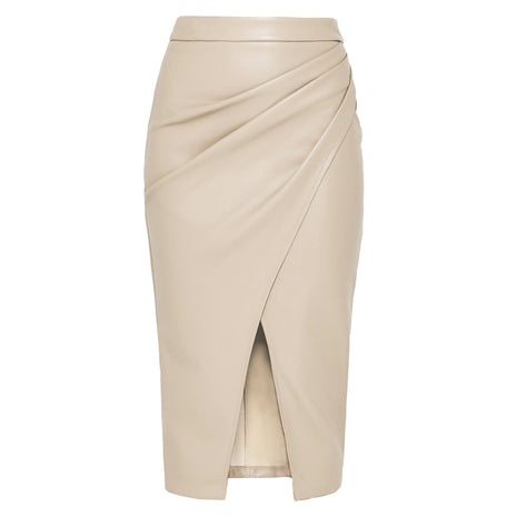 Leather Slim Fit High Waist Casual Tight Skirt
