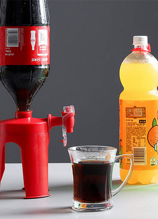 Beverage Dispenser Bottle Upside Down Drinking Gadget Party Home Bar Kitchen Gadget