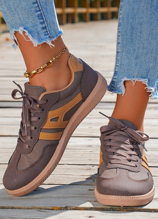 Retro German Faux Leather Sneaker