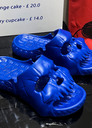Skull Design Halloween Slippers Indoor & Outdoor
