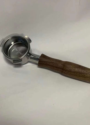54mm Handle Walnut Coffee Handle Bottomless Stainless Steel