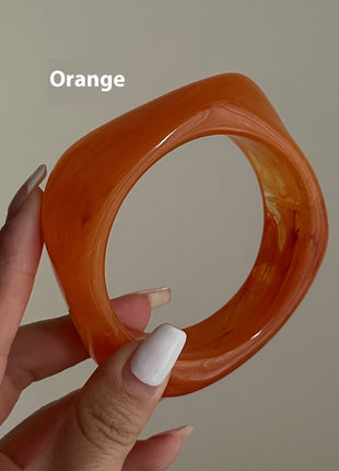 Acrylic Exaggerated Translucent Bracelet