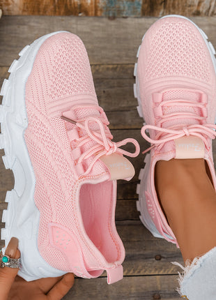 Fly Knit Mesh Thin Breathable Sports Shoes