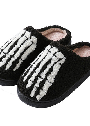 Halloween Ghost Hand Cartoon Thermal Cotton Slippers