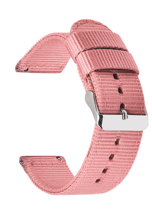 Solid Nylon Canvas Watch Strap