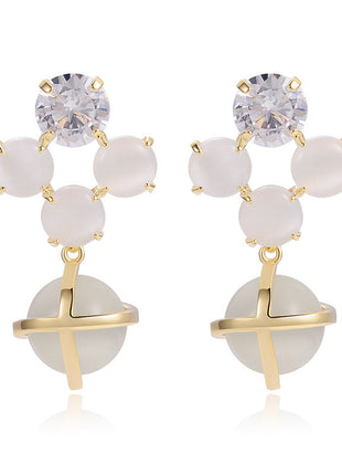 Fashionable Round High-end Earrings