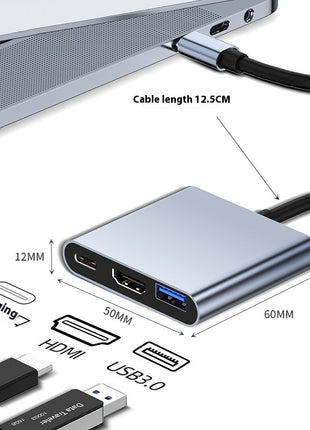 3in1 Up 12in1 Multi-function Type-C Expansion Dock Station