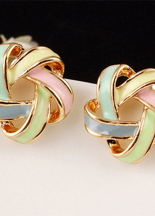 Twisted Spiral Earrings