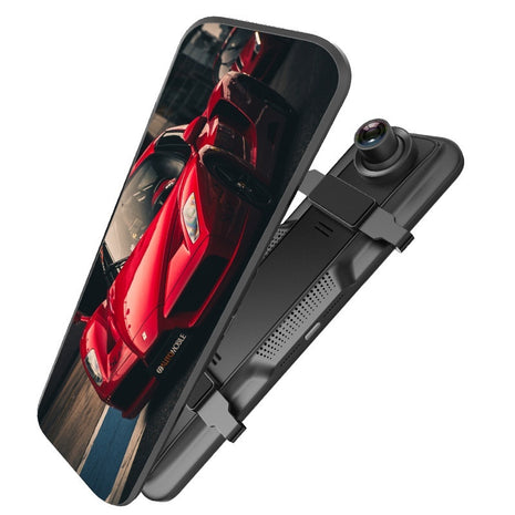 HD 1080p Dual Lens Front & Rearview Mirror Recorder Dashcam