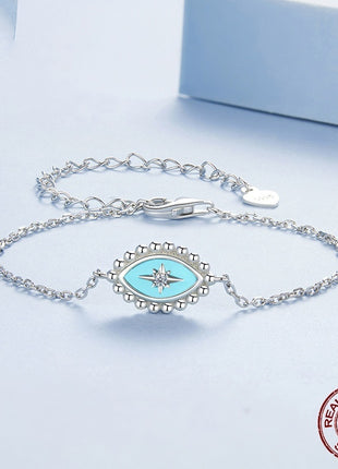 Eight-pointed Stars Sterling Silver Bracelet