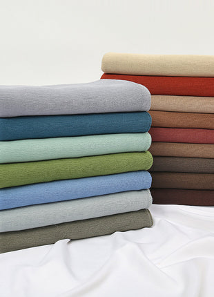 Curling Rayon Wrinkle Scarf Women's Simple Toe Cap