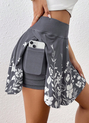 Minimalist Flower with Pockets Shorts