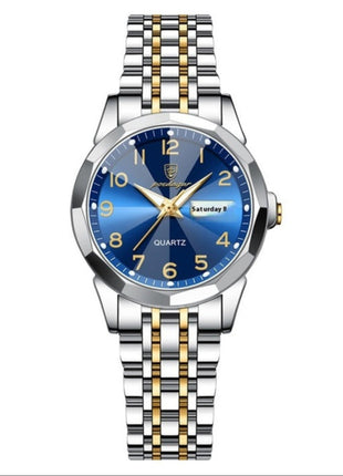 Double Calendar Waterproof Watch