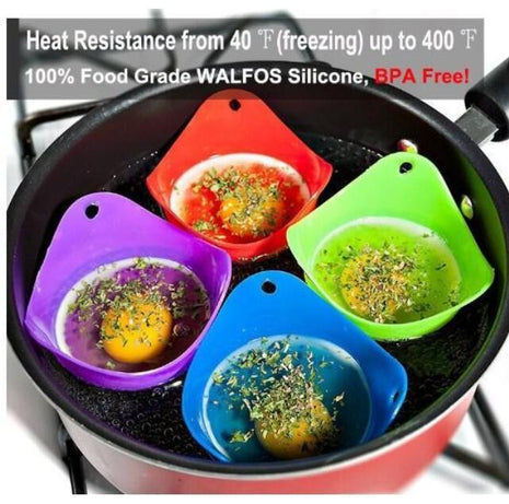 Silicone Non-Stick Egg Poacher