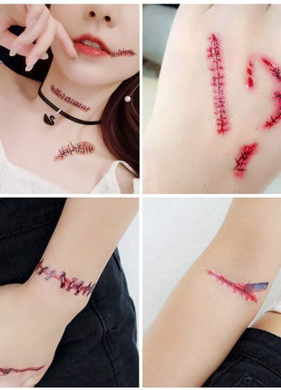 Halloween Tattoo Stickers 30 Pcs