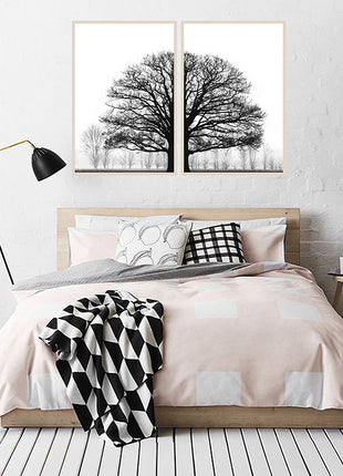 Black And White Trees - 70x100 cm