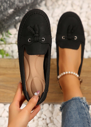 Round Head Loafers Non-slip Soft Comfortable Shoes