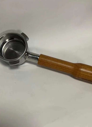 54mm Handle Walnut Coffee Handle Bottomless Stainless Steel