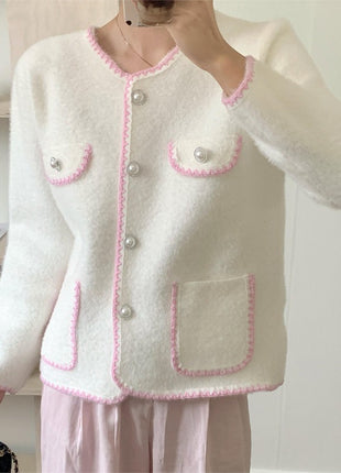 Mink Velvet Soft Glutinous Fashion Sweater for Autumn and Winter