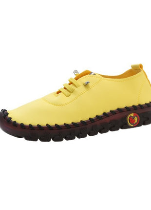 Handmade Leather Stitching Soft Bottom Shoes
