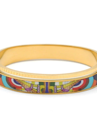 Stainless Steel and Enamel Bangles