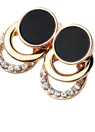 925 Silver Needle Diamond Earrings