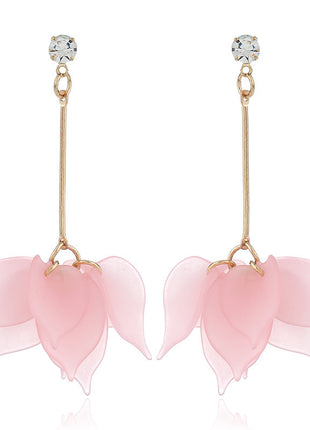 Frosted Multi-Layer Petal Soft Earrings