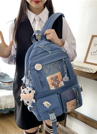 Korean Version Of Ulzzang Junior High School Students Ins Harajuku Style Backpack