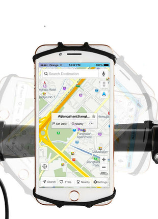 Bicycle Scooter Mobile Silicone Holder 180 Rotating