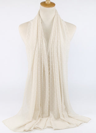 Thick Chiffon Long Scarf