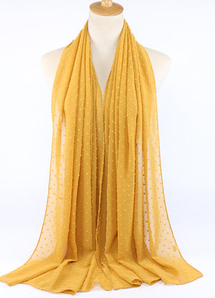 Thick Chiffon Long Scarf