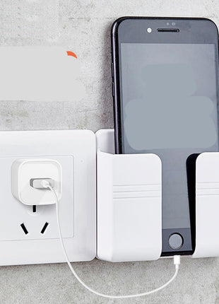 Mobile Phone Charging Storage Rack Punch-free Sticky Storage Box
