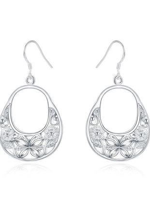 925 Silver Oval Earrings
