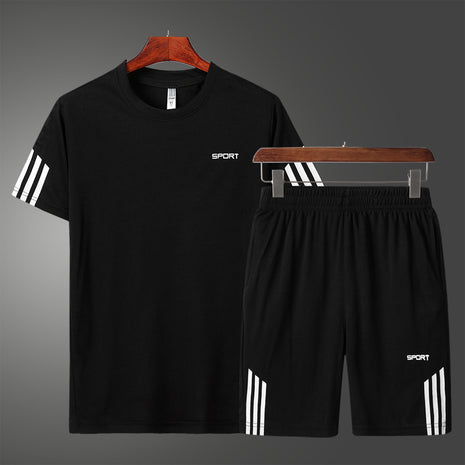 Thin Section Breathable T-Shirt & Shorts Set