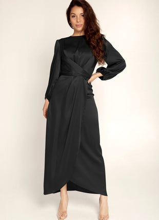 Loriya Tunic Satin Abaya