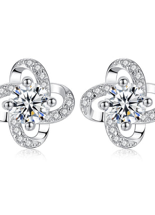 S925 Sterling Silver AAA Zircon Earrings