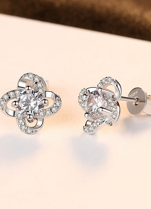 S925 Sterling Silver AAA Zircon Earrings