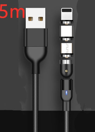 Magnetic Charging Cable Rotating 540 Degree