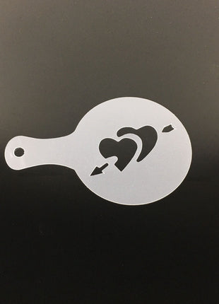 16 Pcs Plastic Garland Mold Fancy Coffee Model Thicken Coffee Milk Foam Spray Pattern Template