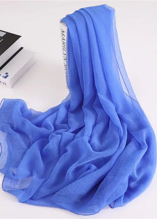 Long shawl beige scarf