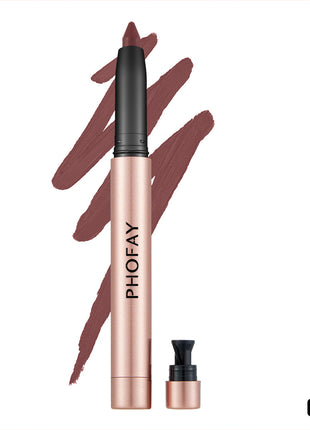 PHOFAY Matte Lip Liner + Lipstick Pen