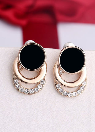 925 Silver Needle Diamond Earrings