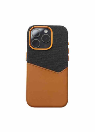 iPhone 12/13/14/15/16 Double Card Leather Magnetic Phone Protective Case Personalized Business Style