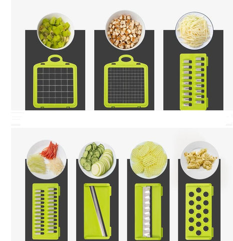7-in-1 Multifunctional Vegetable & Fruit Cutter – Slicer, Dicer & Chopper