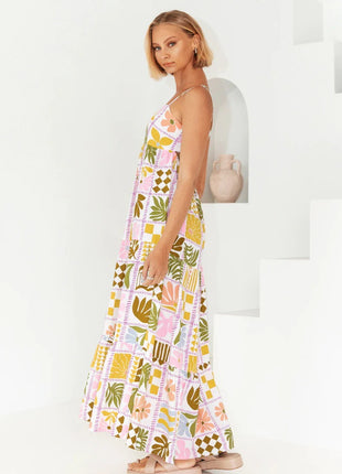 Stylish Back Cutout Sling Dress