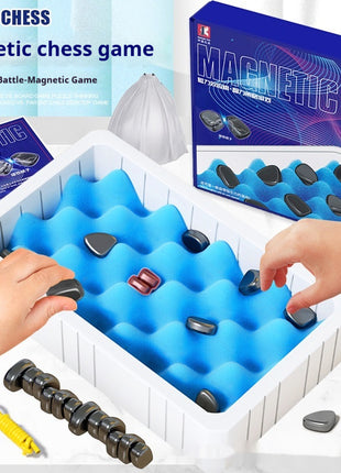 Magnetic Effect Double Board Game Logic Thinking Training Toys Leisure Magnetic Suction Battle Chess