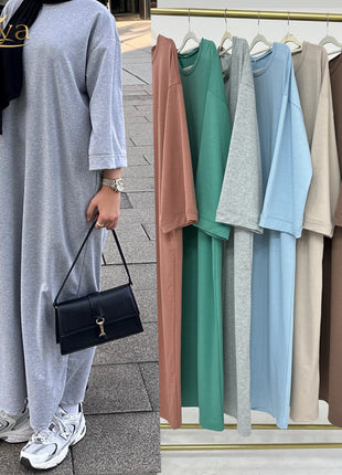 Elegant Plain Abaya