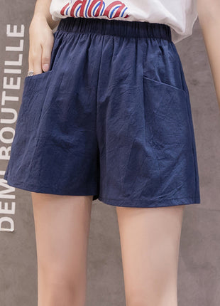 Korean Style High Waist Loose Shorts